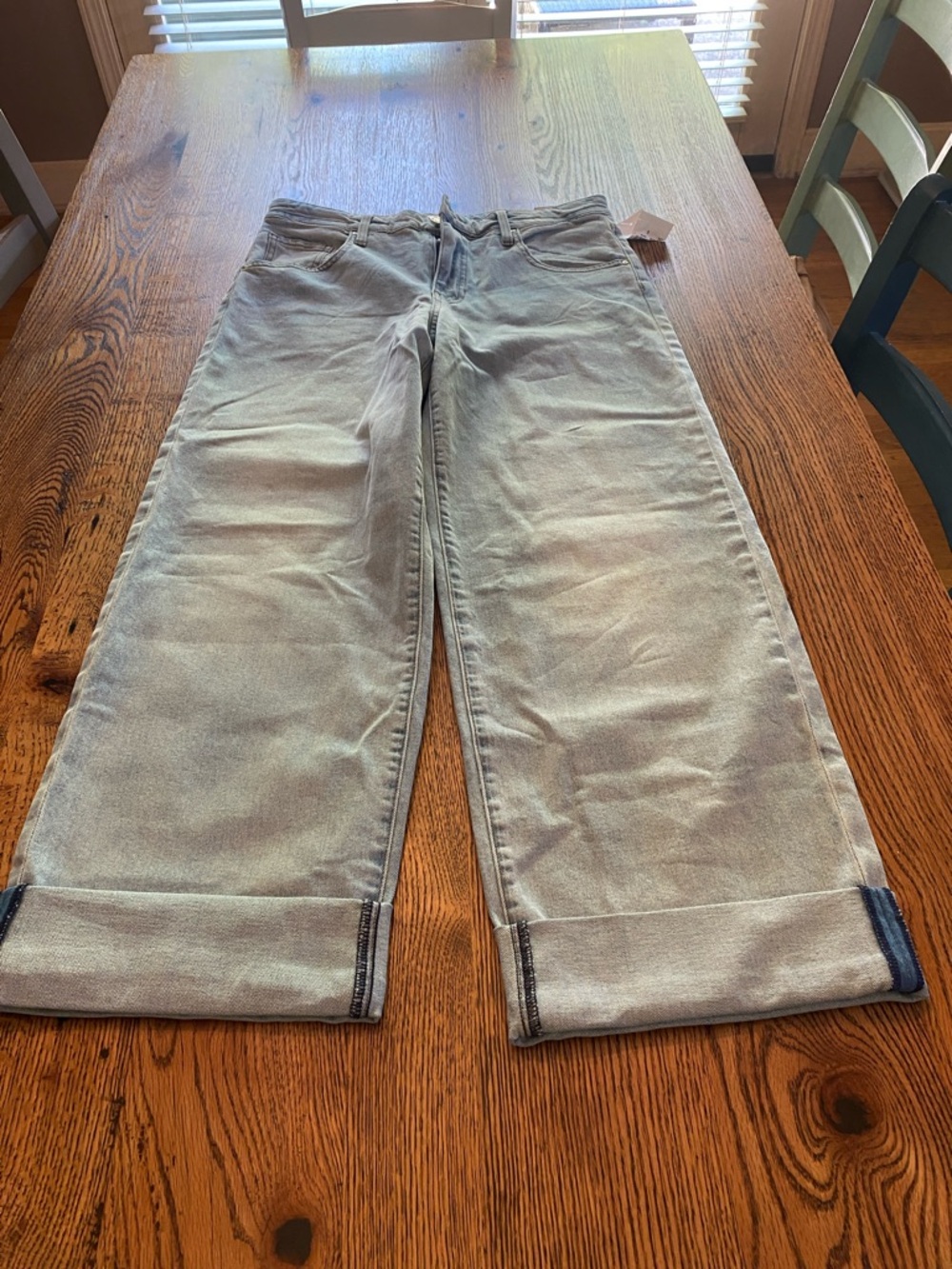 Kut from the Kloth Light Wash High Rise GWEN Wide Leg Jeans